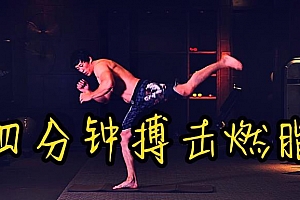 《极速减肥运动，4分钟家庭实用搏击燃脂课》视频课程合集(完整版)百度云网盘下载[MP4/309.50MB]