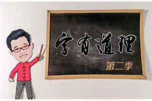 好字在《字有道理第二季》视频课程合集百度云网盘下载(完整版/带习题)[MP4/PDF/679.74MB]