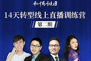 《秋叶·14天转型线上直播训练营》视频课程百度云网盘下载[MP4/PDF/2.19GB]