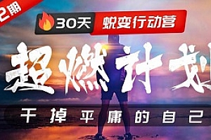 《超燃计划：30天蜕变行动营，干掉平庸的自己》视频MP4百度云网盘下载[MP4/1.32GB]