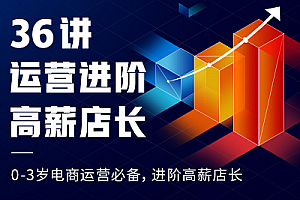 《从运营到店长进阶36讲》视频课程合集(完整版/带课件)百度云网盘下载[MP4/PDF/676.71MB]