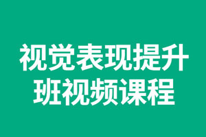 视觉表现提升班视频课程百度云网盘下载