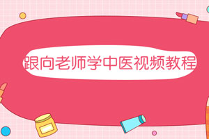 跟向老师学中医视频教程百度云网盘下载