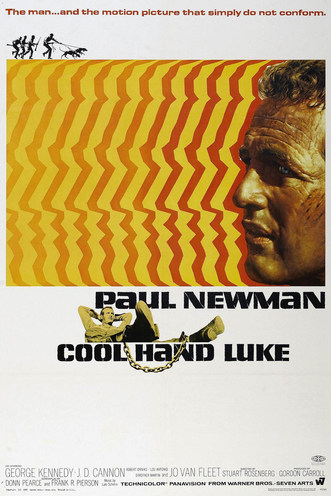 电影《铁窗喋血/逃狱金刚/冷手卢克》蓝光原盘下载+高清MKV版 1967 Cool Hand Luke 迅雷下载18G