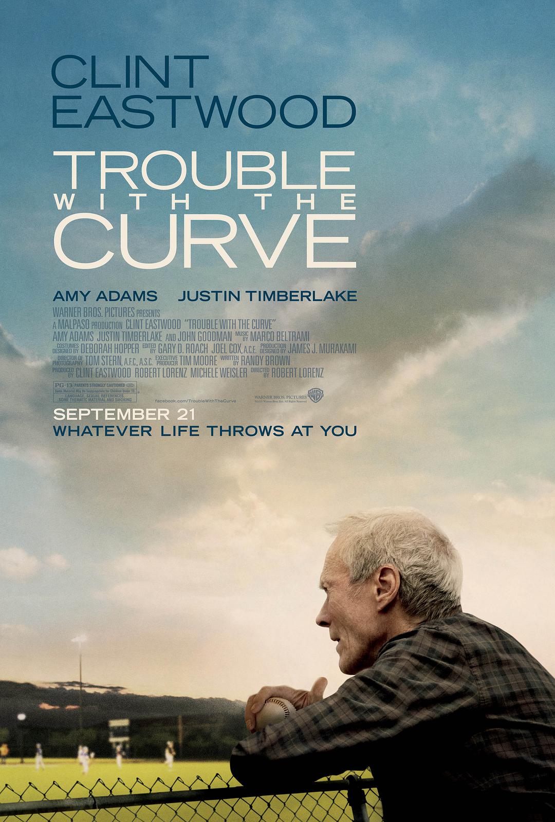 电影《曲线难题/人生决胜球(港/台)》蓝光原盘下载+高清MKV版 2012 Trouble with the Curve 迅雷下载22.8G