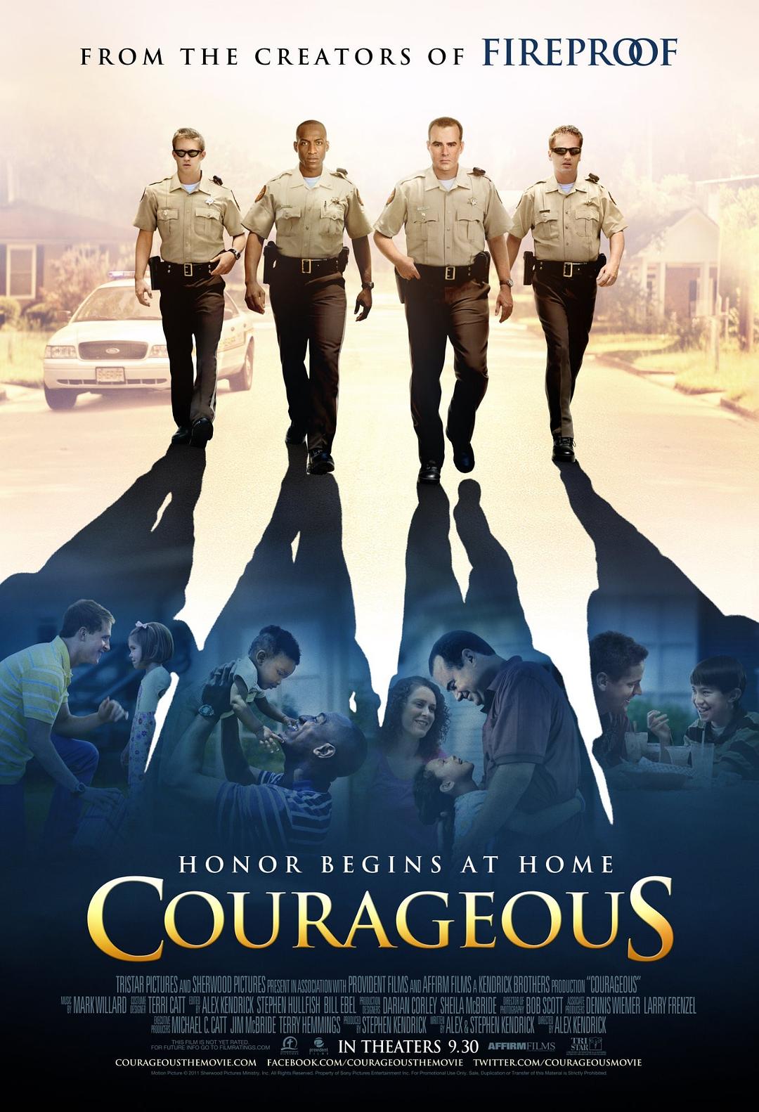 电影《勇气/勇气警察》蓝光原盘下载+高清MKV版 2011 Courageous 迅雷下载33.7G